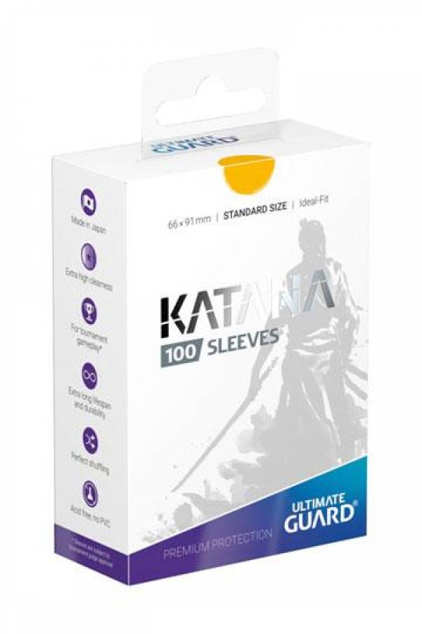 Ultimate Guard Katana Sleeves Standardgröße Gelb (100) Ultimate Guard Katana Sleeves Standardgröße Gelb (100)